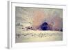 An Old Barn Surrounded by Trees-graphicphoto-Framed Photographic Print