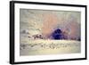 An Old Barn Surrounded by Trees-graphicphoto-Framed Photographic Print