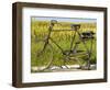 An Old Bicycle Along the Road in the Rice Patties of Ubud, Bali, Indonesia-Micah Wright-Framed Photographic Print