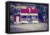 An Old Closed Country Store in a Desolate Town-graphicphoto-Framed Stretched Canvas