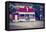 An Old Closed Country Store in a Desolate Town-graphicphoto-Framed Stretched Canvas