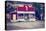 An Old Closed Country Store in a Desolate Town-graphicphoto-Stretched Canvas