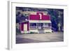 An Old Closed Country Store in a Desolate Town-graphicphoto-Framed Photographic Print