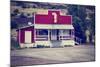 An Old Closed Country Store in a Desolate Town-graphicphoto-Mounted Photographic Print