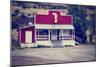 An Old Closed Country Store in a Desolate Town-graphicphoto-Mounted Photographic Print