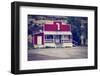 An Old Closed Country Store in a Desolate Town-graphicphoto-Framed Photographic Print