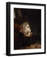 An Old Curate, Late 1780S-Louis Leopold Boilly-Framed Giclee Print