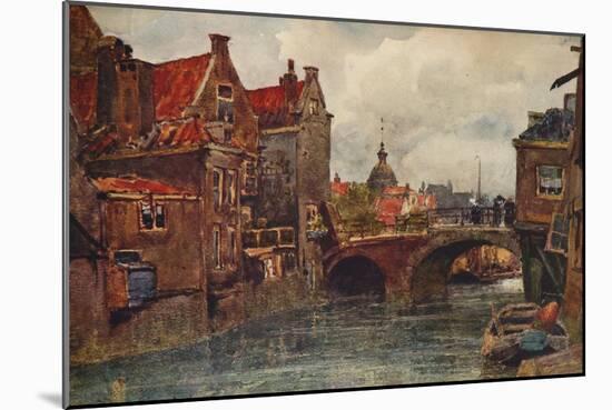 'An Old Dutch Waterway', c1915-Wilfrid Williams Ball-Mounted Giclee Print