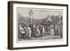 An Old English Custom, Dancing Round the Maypole on the Village Green-Robert Walker Macbeth-Framed Giclee Print