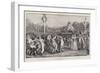 An Old English Custom, Dancing Round the Maypole on the Village Green-Robert Walker Macbeth-Framed Giclee Print