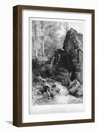 An Old English Mill, 19th Century-Birket Foster-Framed Giclee Print