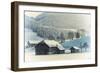 An Old Farm in the Winter, Austria, Europe-Sabine Jacobs-Framed Photographic Print