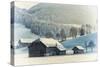 An Old Farm in the Winter, Austria, Europe-Sabine Jacobs-Stretched Canvas