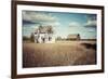 An Old Farm Yard on the Canadian Prairies-Scott Prokop-Framed Photographic Print