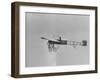 An Old Fashion Plane Flying at the Air Force's 50th Birthday Show-null-Framed Photographic Print