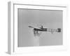 An Old Fashion Plane Flying at the Air Force's 50th Birthday Show-null-Framed Photographic Print