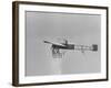 An Old Fashion Plane Flying at the Air Force's 50th Birthday Show-null-Framed Photographic Print
