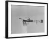 An Old Fashion Plane Flying at the Air Force's 50th Birthday Show-null-Framed Photographic Print