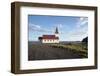 An old fashioned church overlooking Vik, in Iceland-Natalie Tepper-Framed Photo