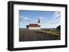 An old fashioned church overlooking Vik, in Iceland-Natalie Tepper-Framed Photo