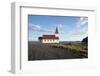 An old fashioned church overlooking Vik, in Iceland-Natalie Tepper-Framed Photo