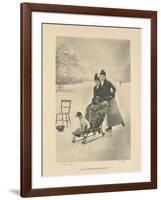 An Old-fashioned Winter-H. Stevens-Framed Giclee Print