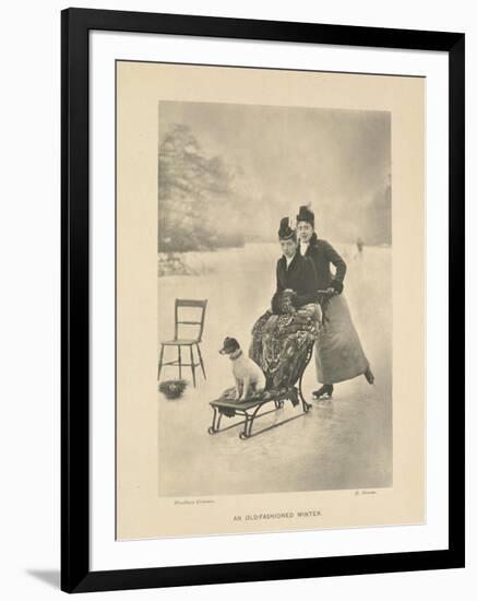 An Old-fashioned Winter-H. Stevens-Framed Giclee Print