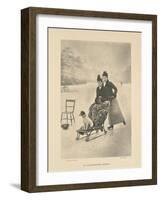 An Old-fashioned Winter-H. Stevens-Framed Giclee Print