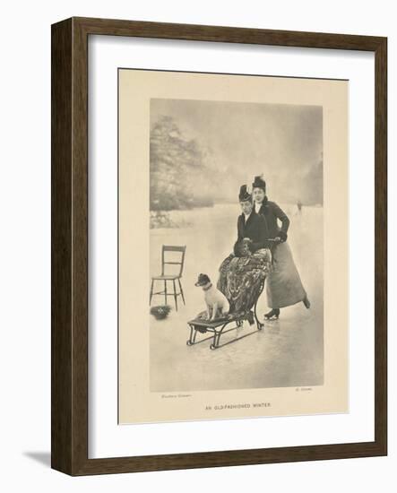 An Old-fashioned Winter-H. Stevens-Framed Giclee Print