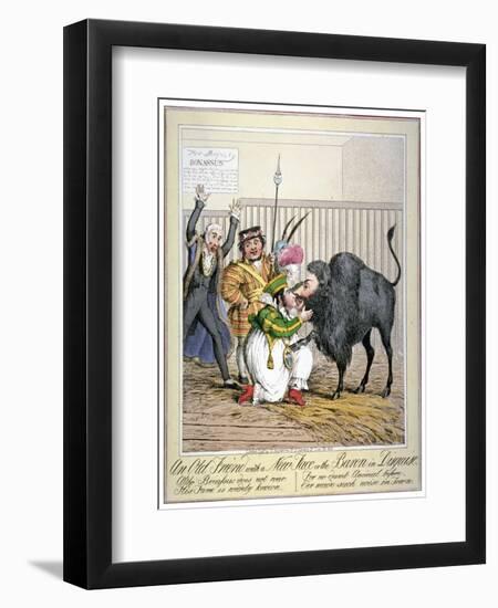 An Old Friend with a New Face or the Baron in Disguise, 1821-Theodore Lane-Framed Premium Giclee Print