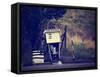 An Old Gas Pump-graphicphoto-Framed Stretched Canvas