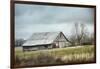 An Old Gray Barn-Jai Johnson-Framed Giclee Print