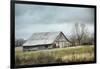 An Old Gray Barn-Jai Johnson-Framed Giclee Print