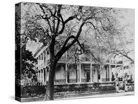 An Old Home in the Garden District of New Orleans-null-Stretched Canvas