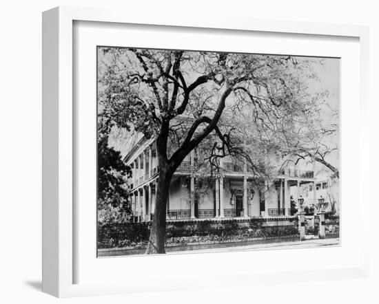 An Old Home in the Garden District of New Orleans-null-Framed Premium Photographic Print