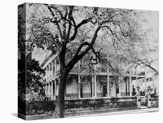 An Old Home in the Garden District of New Orleans-null-Stretched Canvas