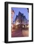 An Old House in Vieux Tours with Christmas Lights, Tours, Indre-Et-Loire, France, Europe-Julian Elliott-Framed Photographic Print