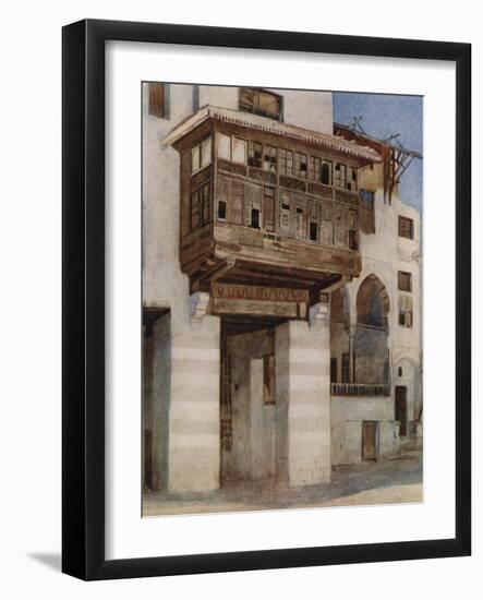 An Old House Near the Tentmakers' Bazaar, Cairo-Walter Spencer-Stanhope Tyrwhitt-Framed Giclee Print