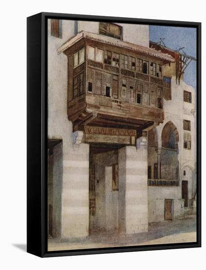 An Old House Near the Tentmakers' Bazaar, Cairo-Walter Spencer-Stanhope Tyrwhitt-Framed Stretched Canvas