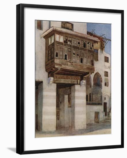 An Old House Near the Tentmakers' Bazaar, Cairo-Walter Spencer-Stanhope Tyrwhitt-Framed Giclee Print