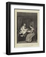 An Old Huguenot-Albert Anker-Framed Giclee Print