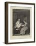 An Old Huguenot-Albert Anker-Framed Giclee Print