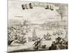 An Old Illustration Of Strait Of Messina, Between Italian Peninsula And Sicily-marzolino-Mounted Art Print