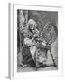 An Old Irishwoman at Her Spinning-Wheel-W^ Lawrence-Framed Photographic Print