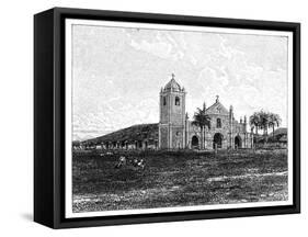 An Old Jesuit Church, Pirayu, Paraguay, 1895-null-Framed Stretched Canvas