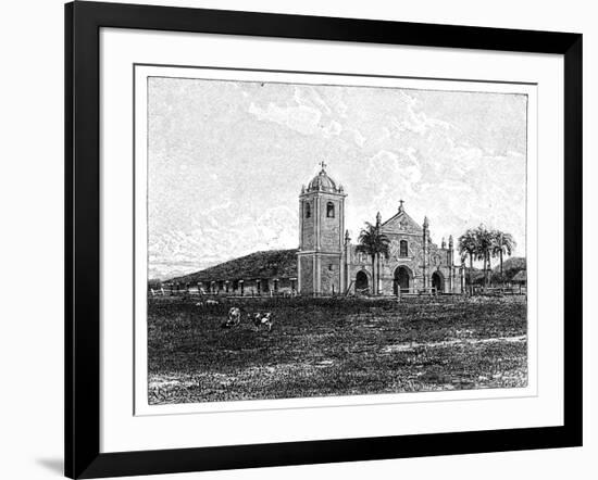 An Old Jesuit Church, Pirayu, Paraguay, 1895-null-Framed Giclee Print