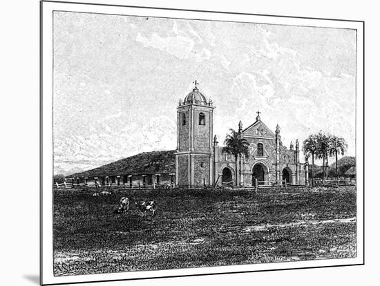 An Old Jesuit Church, Pirayu, Paraguay, 1895-null-Mounted Giclee Print