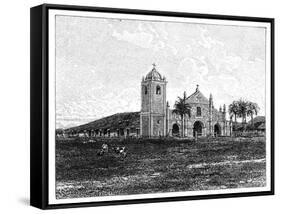 An Old Jesuit Church, Pirayu, Paraguay, 1895-null-Framed Stretched Canvas