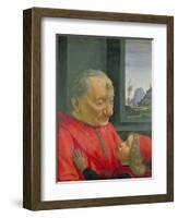 An Old Man and a Boy, 1480s-Domenico Ghirlandaio-Framed Premium Giclee Print