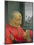 An Old Man and a Boy, 1480s-Domenico Ghirlandaio-Mounted Premium Giclee Print